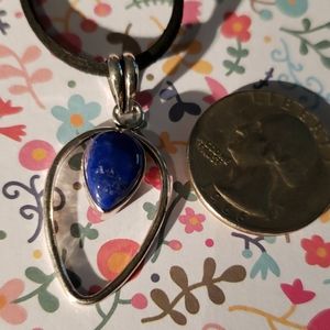 NEW Lapis Lazuli navy blue necklace